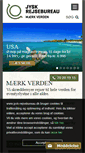 Mobile Screenshot of jysk-rejsebureau.dk
